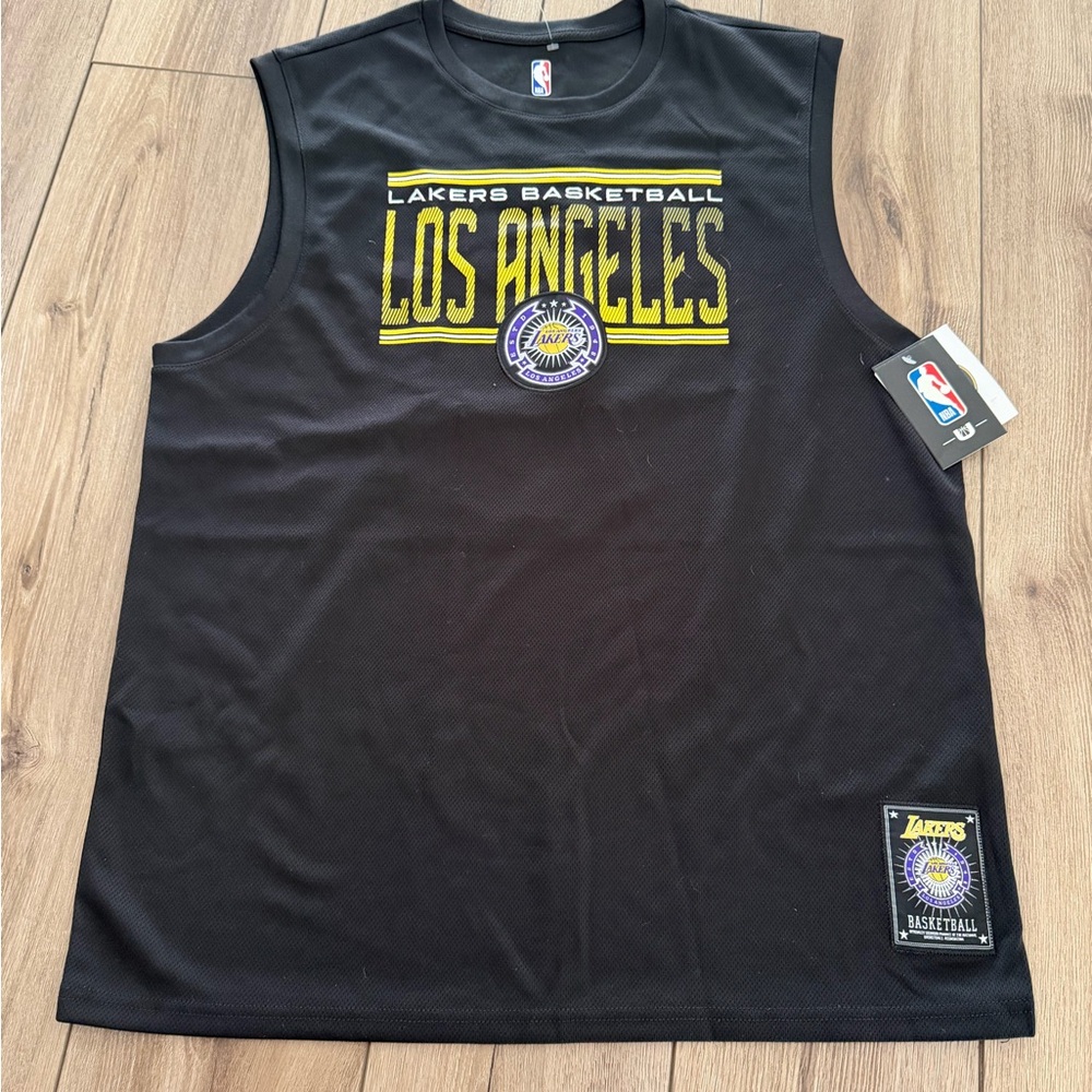 NBA Black and Yellow Los Angeles Lakers Jersey